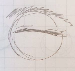 アニメ風 つぶる目の描き方って アタリって 簡単に描けるコツを徹底解説 初心者向け Haru Atelier