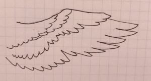 初心者向け 超簡単にかっこいい翼が描けるコツは３つだけ イラスト風 Haru Atelier