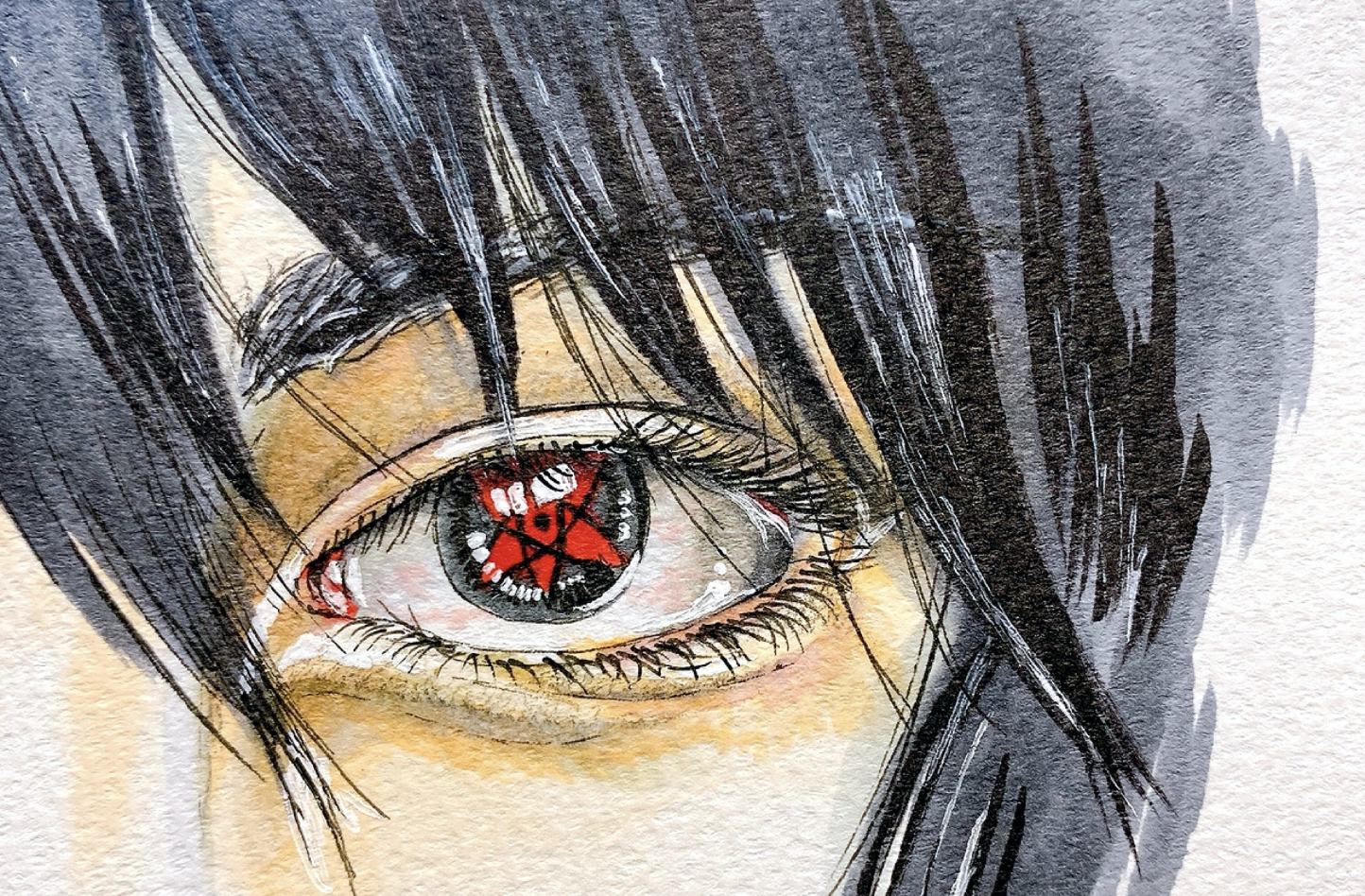 アナログ 簡単で綺麗な目の描き方 可愛い かっこいい ゲスい Haru Atelier